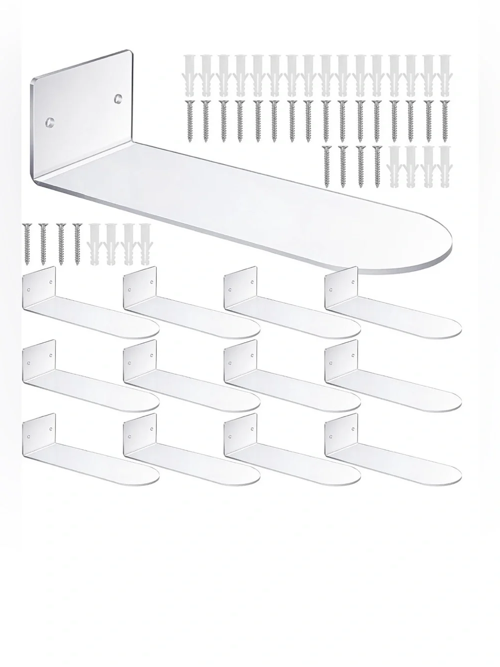 Acrylic Shoe Sneaker Display Stands for Wall